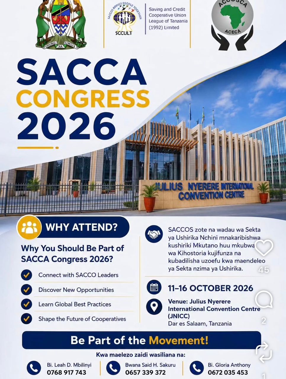 SACCA CONGRESS 2026