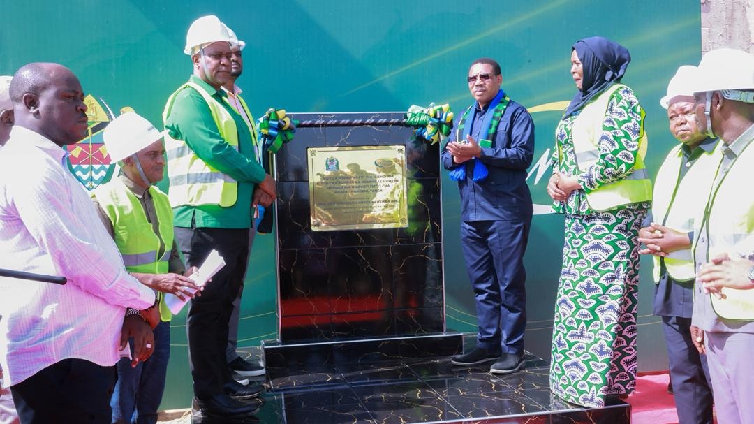 DKT. MWIGULU AWEKA JIWE LA MSINGI MRADI...