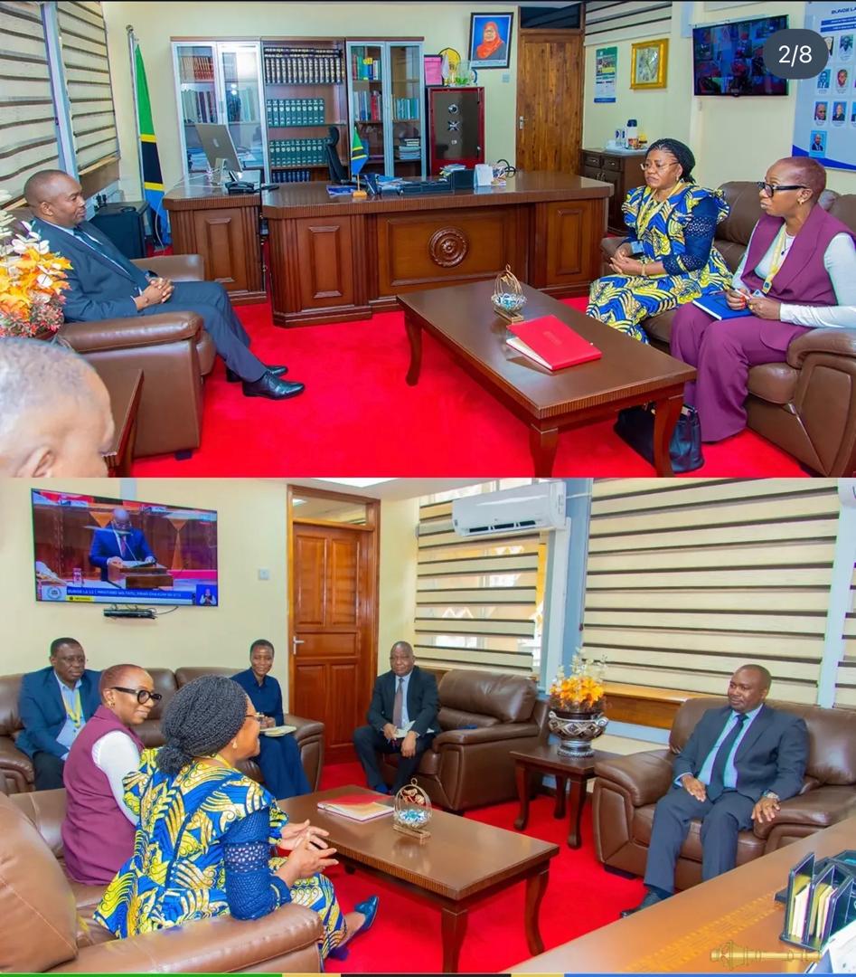 ZIARA YA MWENYEKITI WA BODI YA WAKURUGENZI YA AICC OFISI YA KATIBU WA BUNGE LA JAMHURI YA MUUNGANO WA TANZANIA